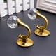 thumbnail image 5 of Curtain Tie Backs,2 PCS Alloy Curtain Holdbacks Back Hooks Wall Mounted Coat Hanger Set, 5 of 6