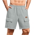 thumbnail image 3 of Cllios Mens Cargo Shorts Casual Summer Classic Workout Shorts Running Beach Gym Shorts with Multi Pockets, 3 of 7