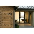 thumbnail image 5 of Bookishbunny 12 inch Black Large Numbers Iron Metal Home Business House Street Address, 5 of 8