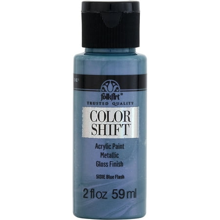 FolkArt Color Shift Acrylic Craft Paint, Gloss, Blue Velvet, 2 fl oz