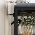 thumbnail image 4 of TROPOW Bar Cabinet,Removable Glass Rack, Industrial Wine Cabinet with Adjustable Wine Rack, Storage Metal Wood Sideboard Buffet, 4 of 9