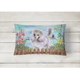 thumbnail image 2 of Carolines Treasures CK1227PW1216 Poodle Coussin Décoratif en Toile de Printemps, 2 of 3