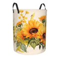 thumbnail image 7 of ZICANCN Laundry Basket Organizer, Sunflower Floral Abstract Botanical Collapsible Hamper for Bathroom Bedroom Laundry Room, Small Size, 7 of 7