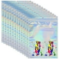 thumbnail image 1 of 100 Pcs Sacs en Aluminium à Fermeture Éclair Refermables, Pochette Plate en Aluminium, Sacs Anti-Odeurs, Sacs de Rangement pour Aliments pour Bonbons, Collations, Biscuits, Bijoux, 1 of 7