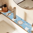 thumbnail image 2 of Yayeee Faucet Mat for Kitchen Sink 14.7" Diatomite Long Splash Guard Pad, Milk and Cookies, 2 of 7