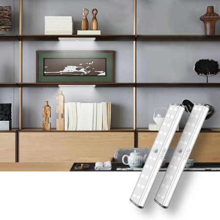 

LEPOTEC 7Inch 20LED Cool Wireless Under Cabinet Light 2Set - Silver