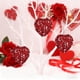thumbnail image 1 of Juego de 3 bolas decorativas colgantes de San Valentín con forma de corazón de plástico, color blanco, rojo, rosa y caqui, de 8 cm. Ideales para decorar mesas de fiestas románticas en casa, bodas y, 1 of 6