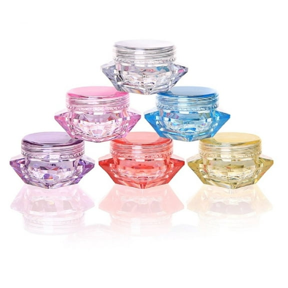 48-Pack 5ml Cosmetic Jars – Versatile, Leak-Proof Empty Sample Containers for Makeup & Lip Balm, Travel-Friendly TIKA