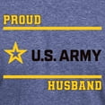 thumbnail image 3 of CafePress - Proud Army Husband Black And Gold T Shirt - Mens Tri-blend T-Shirt, 3 of 4