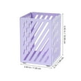 thumbnail image 2 of Masteelf Metal Pen Holder Desk Unique Makeup Brush Holder Small Pencil Box Pencil Dispenser for Classroom Pen Holder Convenient Pen Organizer Box, 2 of 8