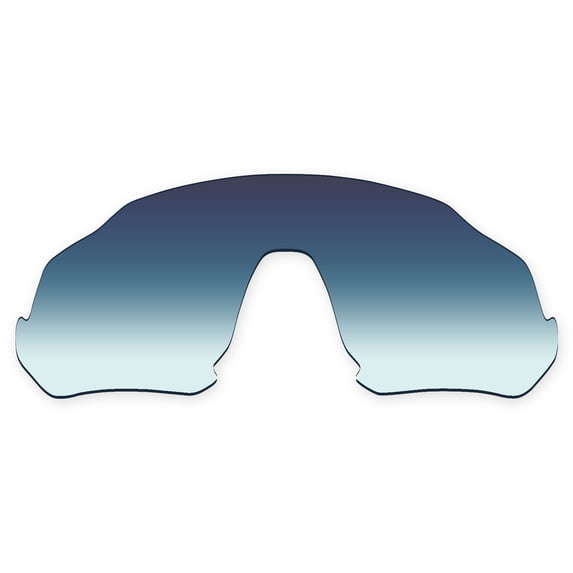 Vonxyz Blue Gradient Polarized Lenses Replacement for Oakley Flight Jacket OO9401 Sunglass