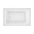 thumbnail image 7 of Kingston Brass VTPN543419T 54-Inch Acrylic Rectangular Drop-In Tub with Anti-Skid Surface in Glossy White, 7 of 7