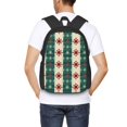 thumbnail image 4 of Balery Christmas Snowflakes Plaid Mochila para hombre y mujer - Tela Oxford 600D resistente - Gran capacidad, resistente al agua, ideal para la escuela, viajes y senderismo, 4 of 6