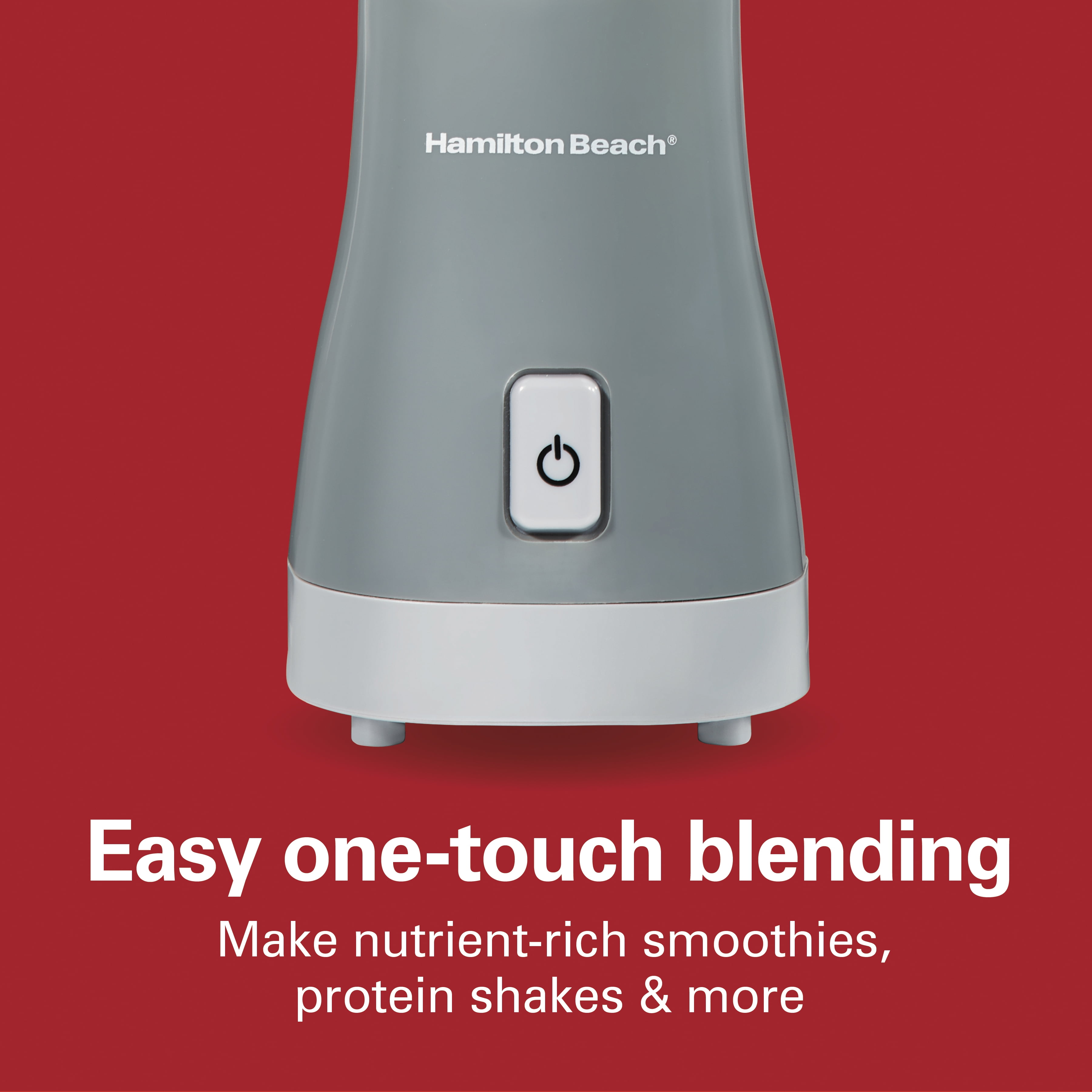 Hamilton Beach 51128 Single Serve Blender Gray Holds 14 oz