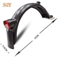 thumbnail image 5 of Black - Scooter Rear Fender, Rear Fender with Taillight Hook, Replacement Scooter Accessory Bracket for Xiaomi M365 Pro 2, 5 of 5