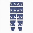 thumbnail image 5 of sdbrld Kids Boys Fall Winter Pajamas Christmas Long Sleeve Sleepwear Xmas Clothes and Pj's Pants 2 Piece Outfit Sets Navy Sizes 8-9 Years, 5 of 5