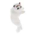 thumbnail image 1 of Lindos adornos artísticos de gato de peluche, juguetes de TV, estatua de gato de simulación, manualidades para el hogar, regalos Negro Izquierdo, 1 of 9