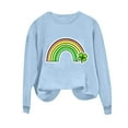 thumbnail image 3 of Aofany St Patricks Day Sweatshirt Women Long Sleeve Crewneck Shamrock St. Patricks Shirts Tee Tops Cute Holiday Pullovers, 3 of 6