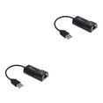 thumbnail image 3 of yingyy PC USB2 .0 Ethernet Adapter Laptop Network Card USB Lan Network Adapter USB to 10/100 Mbps black 2Set, 3 of 6