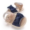thumbnail image 6 of HIPYLO Girls Easter Shoes Toddler White Shoes Boys Shoes Size 4 White for Toddler Girls Shoes 3 Big Kid Black Toddler Girl Shoes Party Shoes, Dark Blue 12-18 Months, 6 of 7