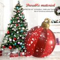 thumbnail image 2 of Christmas Decor Christmas Ball Decoration Outdoor  Atmosphere PVC Inflatable Toy Ball, 2 of 6