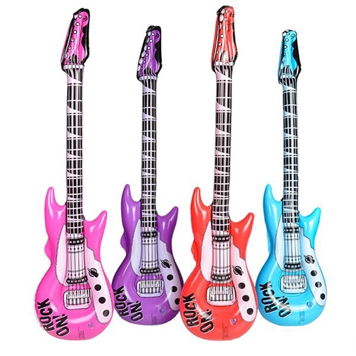 Inflatable Rock Guitars 12 per pack