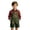 Dark Green, variant on Boys Printed Suspenders Pants Traditional Bavarian Lederhosen Style Casual Trousers for Toddler Kids,Sizes 4-5 Years