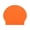 Bright Orange, variant on Sporti Kids' Latex Swim Cap - Anti-Slip, Quick On/Off, Child-Sized, No Logo