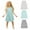 Mint Green, variant on Moocorvic Girls Dresses Summer Pure Color Halter Sleeveless Casual A-line Dress for Toddler Girls 3-4 Years,Mint Green
