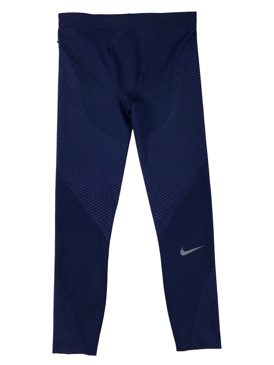 Nike Mens Dri-Fit Zonal Strength Compression Running Tight Pants Navy ...