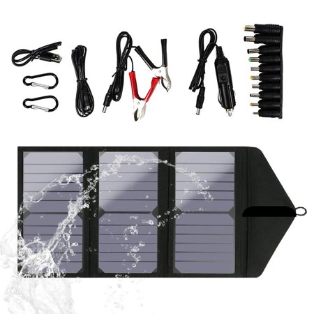 

Ibaste Portable Solar Panel Monocrystalline Solar Panel Kits 30W Portable Solar Panel Kits Capture Sunlight High Conversion Efficiency Power Station for Outdoor Camping carefully