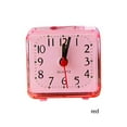 thumbnail image 4 of Reloj despertador cuadrado pequeño Bewildely para cama rojo, 4 of 5