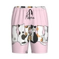 thumbnail image 3 of Yiaed Cute Cats for Men's Soft Sleep Pajama Short Lounging Pajama Shorts-Small, 3 of 8