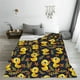 thumbnail image 5 of Balery Ducks Manta de Felpa Suave y Acogedora – Cobija de Franela Aterciopelada para Cama, Lavable y Cálida para Sofá, Mascotas, Transpirable-60"x50", 5 of 7