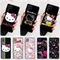 thumbnail image 2 of Funda de silicona de lujo con dibujos animados de Hello Kitty para Samsung Galaxy A70, A02s, A02, A01, A10, A20e, A10s, A03 Core, A04, A50, A40, A03s, A04s, 2 of 4