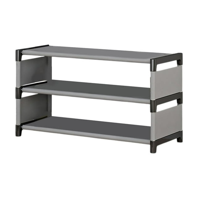Qocolhg Offres du Jour! Simple Étagère à Chaussures Renforcée Multi-Couches Rangement Simple Porte Multifonctionnel Économique Gain de Place Armoire à Chaussures, Cadeaux de Noël Anniversaire