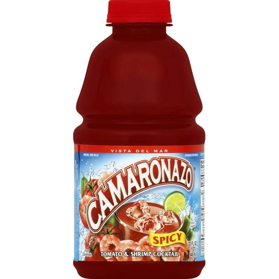 Camaronazo Picante / Spicy Tomato Shrimp Cocktail, 32 Fl Oz (Pack of 3)