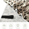 thumbnail image 3 of Leopard Print Cheetah Animal Beach Towel 31" x 71", Quick Dry Bath Towel Super Absorbent Lightweight Travel Towel for Beach Yoga Swim Sport Camping Holiday, 3 of 7
