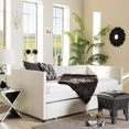 thumbnail image 1 of Frank Faux Leather Twin Daybed in White, 1 of 4