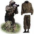 thumbnail image 1 of Traje 3D de caza para niños y adultos, traje Ghillie de caza, ropa táctica para Airsoft, 1 of 5