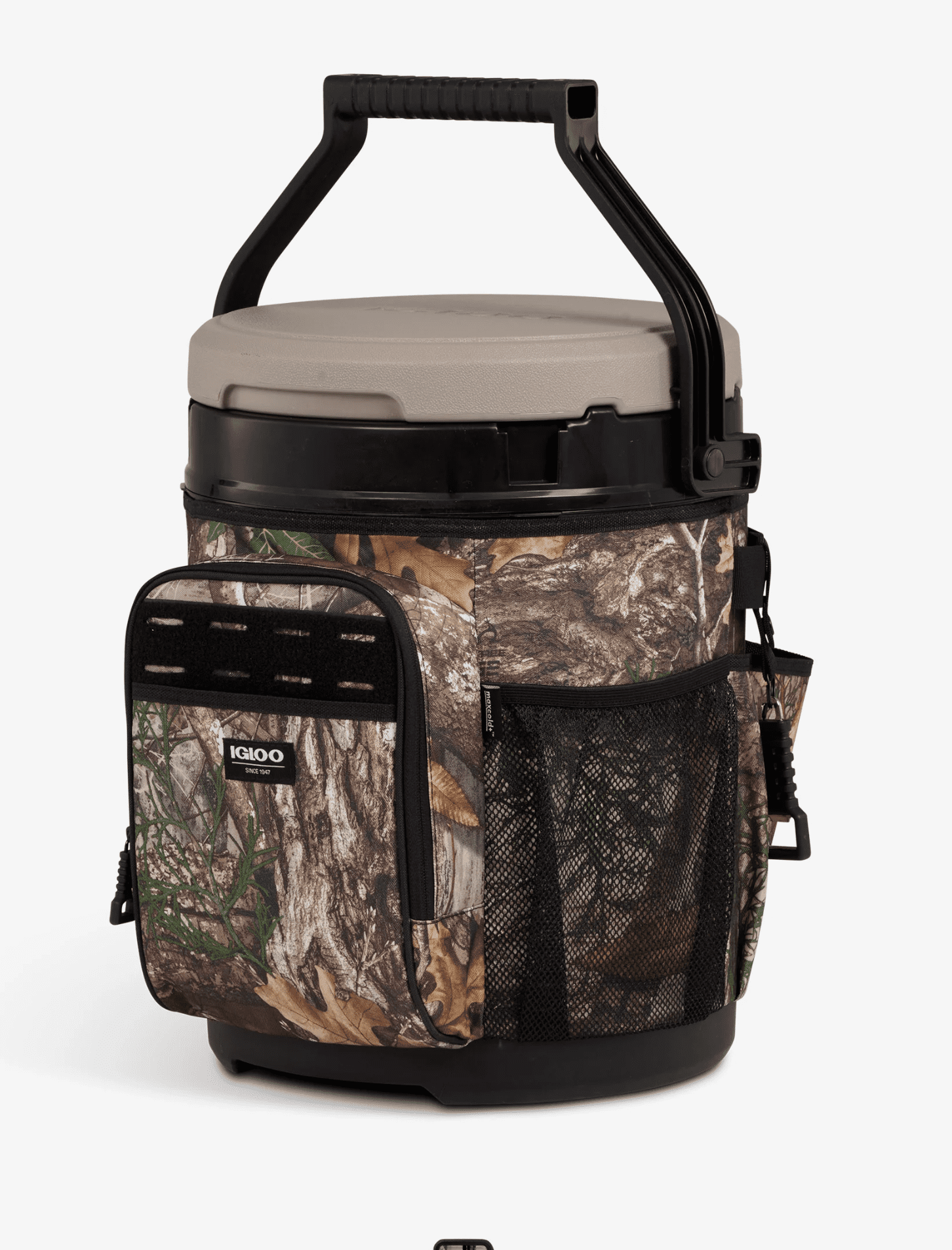 Igloo Realtree® 20 QT Insulated Cooler Bucket with Seat, 24 Can Capacity