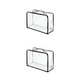 thumbnail image 2 of Toystoory Bolsa de almacenamiento Cajas transparentes a prueba de polvo Pantalla Funda protectora impermeable Organizador Cubierta colgante a Negro METRO 2piezas, 2 of 6