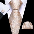 thumbnail image 3 of Corbata Barry.Wang de Seda Tejida con Diseño Floral 150 cm Set, 3 of 4