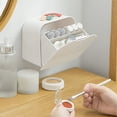thumbnail image 2 of TopLLC Storage Bins Storage Box Bathroom Vanity Storage Box Napkin Wall Rack Dispenser Napkin Storage Box Napkin Box Pad Organizers and Storage Supplies, 2 of 7