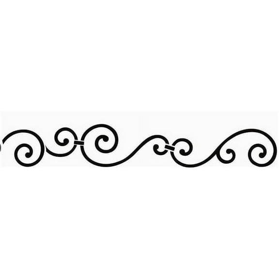Wrought Iron Side Wall Stencil SKU #3625 by Designer Stencils