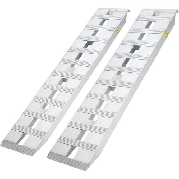 Aluminum Loading Ramps, 6000lbs Capacity for ATV, Motorcycle, Quad, Lawn Mower, Snow Blower, 84"x15", 2pcs