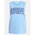 thumbnail image 5 of Americana Women's America's Favorite Graphic Muscle Tank Top from Way to Celebrate, Sizes S-XXXL, 5 of 5