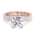 thumbnail image 2 of Eterna - 2 Carat Round Cut Diamond Eternity Style Engagement Ring, 2 of 2