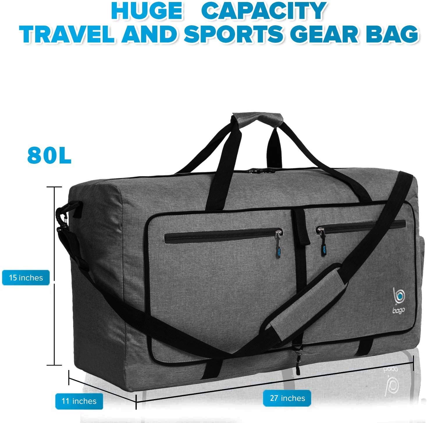 80L Duffle Bag for Women \u0026 Men - 27 