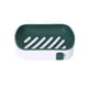 thumbnail image 2 of Bewildely Caja de jabonera montada en la pared Perforación libre Soporte de bandeja de drenaje de 2 capas Estante de almacenamiento para inodoro de baño Juegos de accesorios de baño Verde Bewildely HA000549-02B, 2 of 6